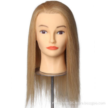 Beautiful dummy mannequin head for beauty salon
